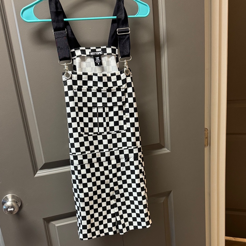 Hot Topic Black and White Checkered Apparel
